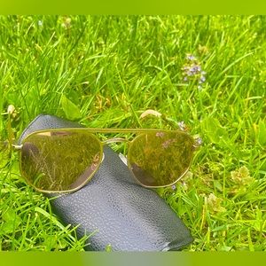 American eagle mirror sunglasses gold